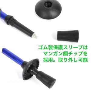 トレッキングポール T字型 2本 付属品11点...の詳細画像5