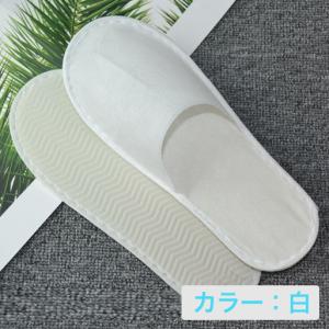 使い捨てスリッパ 6足セット 不織布 ホテル使...の詳細画像1