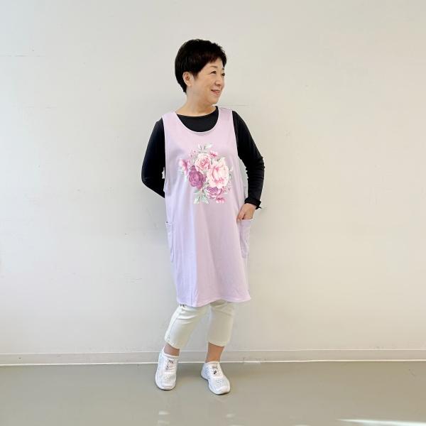 FairyStyle(フェアリースタイル) ラウンドネッククロスエプロン （ラベンダー） 68991...