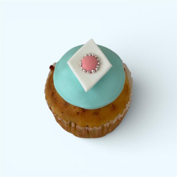 バニラ＆ココアのミックス　カップケーキ　　ジュエル