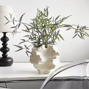 本物竹 花瓶 花入れ 筒形花器 横置き 斜め切り /緑竹 : ビーズフラワー