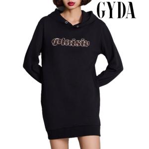 ジェイダ GYDA Plaisir leopardパーカーワンピース スウェット ヒョウ柄 プレジャ...