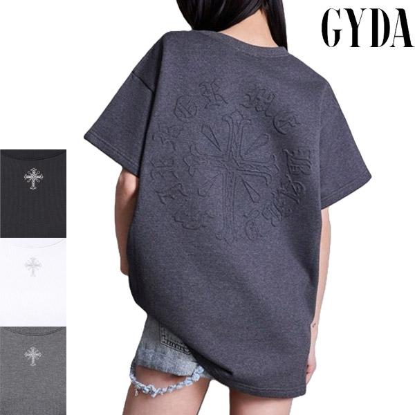 GYDA ジェイダ レディース sacred edge cross emboss BIG Tシャツ ...