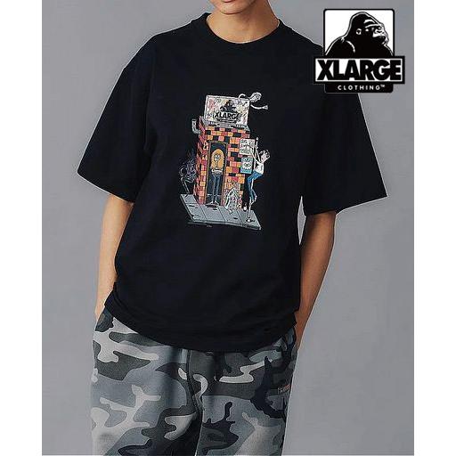 エクストララージ XLARGE SCRAWL S/S TEE 半袖 Ｔシャツ スクロール グラフィッ...