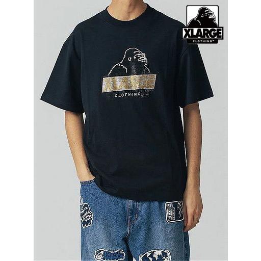 エクストララージ XLARGE RHINE STONE SLANTED OG S/S TEE 半袖 ...