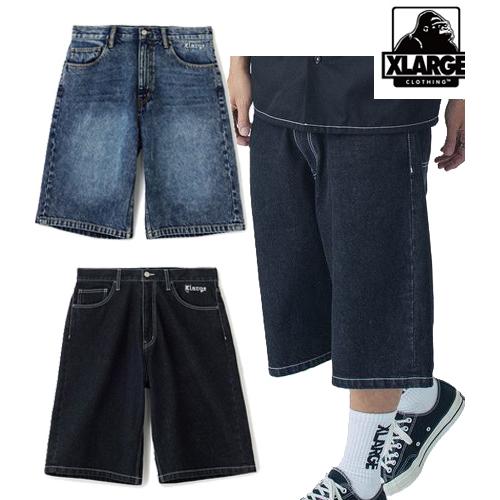 エクストララージ XLARGE OLD ENGLISH DENIM SHORTS デニム ショートパ...