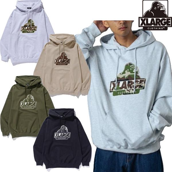 XLARGE エクストララージ SLANTED OG パーカー カモ刺繍 正規 即発送 メンズ 10...