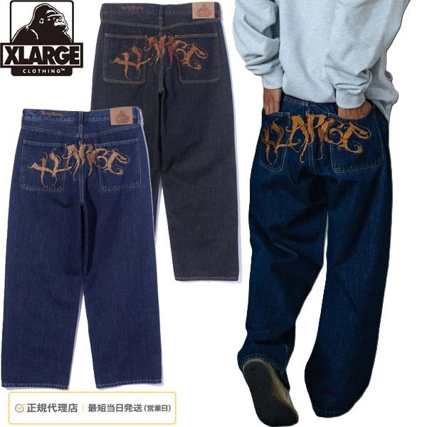 エクストララージ XLARGE メンズ デニムパンツ RAGE LOGO DENIM PANTS 1...