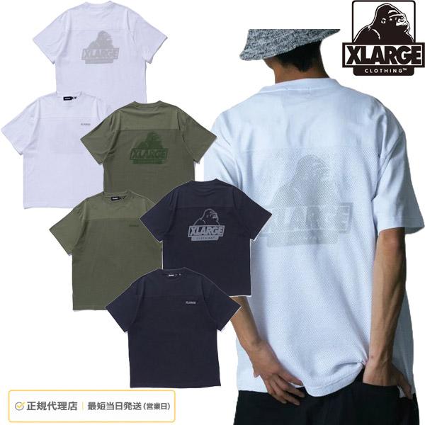 エクストララージ XLARGE メンズ 半袖Tシャツ SLANTED OG S/S MESH TEE...