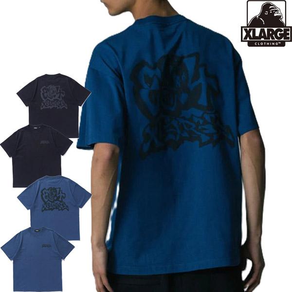 XLARGE エクストララージ メンズ レディース DOG S/S TEE 半袖Tシャツ バックプリ...