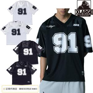 XLARGE（エクストラ ラージ） フットボールシャツ DISTORTION FOOTBALL