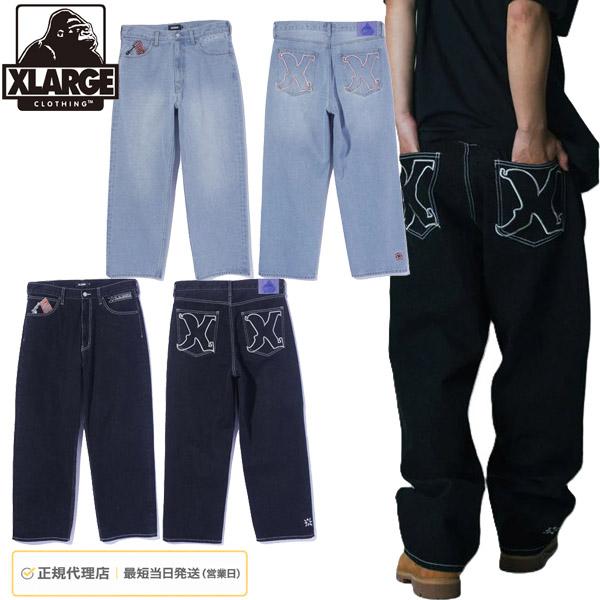 エクストララージ XLARGE メンズ デニムパンツ EMBROIDERED DENIM PANTS...