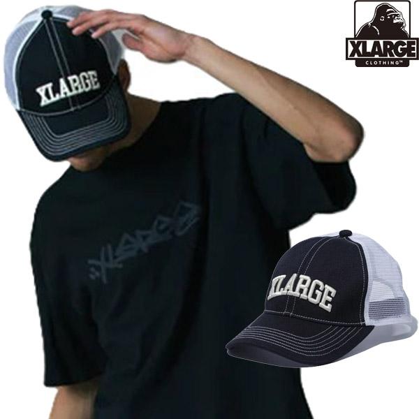 XLARGE エクストララージ ARCH LOGO MESH CAP メッシュキャップ ロゴキャップ...