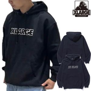 XLARGE エクストララージ STANDARD LOGO HOODED SWEATSHIRT パーカー スウェット プルオーバーパーカー ロゴ刺繍 メンズ 101263012003