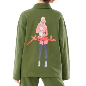 エックスガール X-GIRL × T-REX SWEAT JACKET コラボ ジャケット スウェッ...