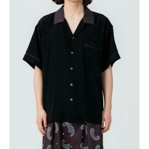 サイラス SILAS S/S BOWLING SHIRT 半袖 シャツ ボーリングシャツ 開襟 刺し...