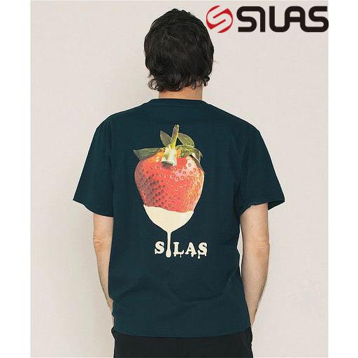 サイラス SILAS STRAWBERRY S/S TEE 半袖 Tシャツ ストロベリー フルーツ ...