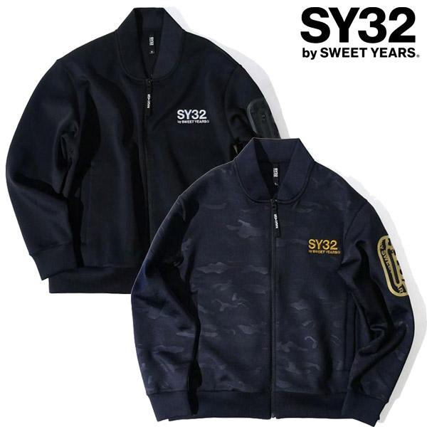 SY32 by SWEET YEARS エスワイサーティトゥ DOUBLE KNIT BOMBER ...