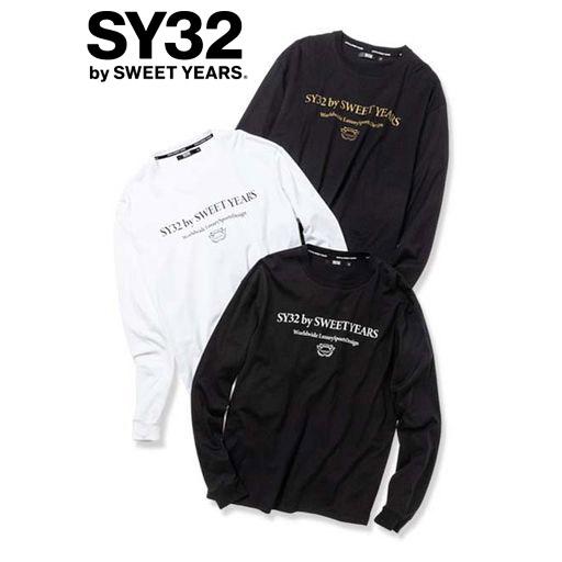 SY32 by SWEET YEARS エスワイサーティトゥ SANS SERIF LOGO L/S...