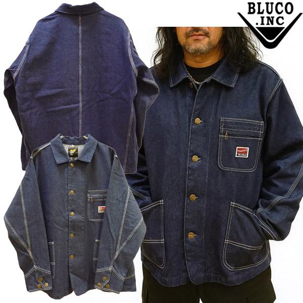 ブルコ BLUCO 12oz DENIM COVERALL デニム カバーオール ジャケット アウタ...