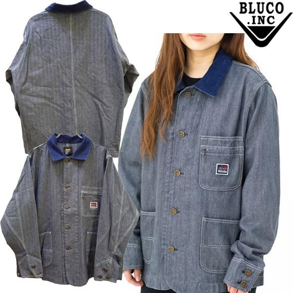 ブルコ BLUCO 12oz DENIM COVERALL デニム カバーオール ジャケット アウタ...