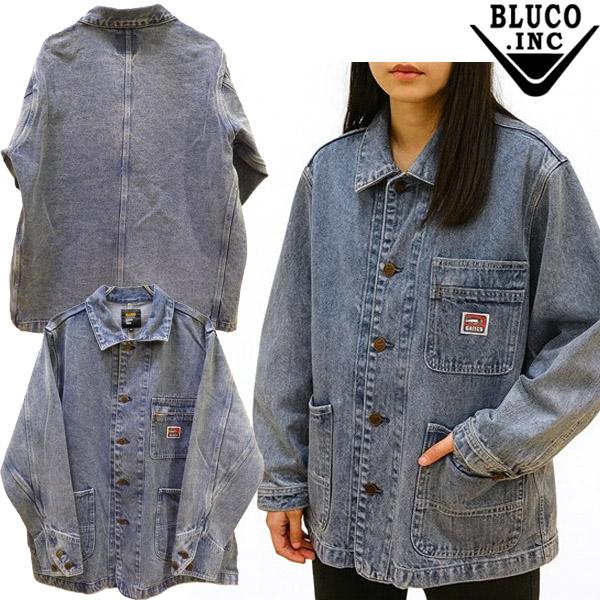 ブルコ BLUCO 12oz DENIM COVERALL デニム カバーオール ジャケット アウタ...