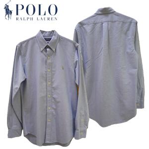 【希少】ラルフローレン 刺繍ロゴ ビッグシルエット ブロックチェック 長袖 POLO RALPH LAUREN（ポロ・ラルフローレン） ポロ ラルフローレン