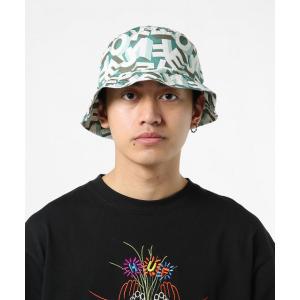 ハフ HUF ABECEDERIAN BUCKET HAT  バケットハット 帽子 ロゴ 総柄 ユニ...