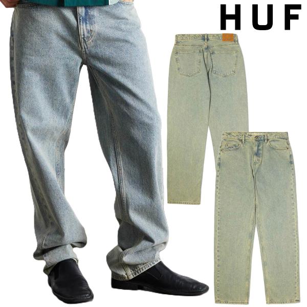 HUF ハフ メンズ バギーパンツ ワイドパンツ デニムパンツ ジーンズ ルーズフィット 5ポケット...