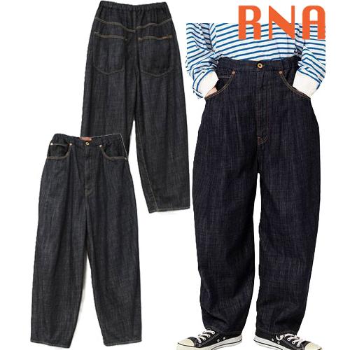 アールエヌエー RNA コックさんの5ポケットパンツ ボトム デニム リラックス バルーンシルエット...