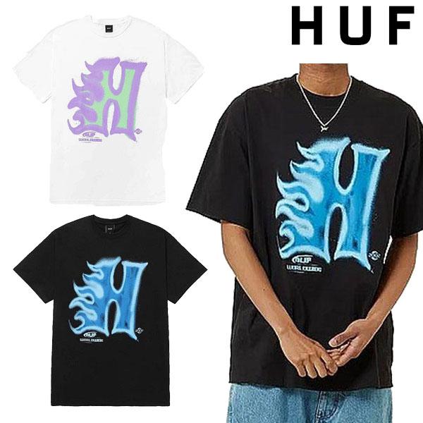 ハフ HUF HEAT WAVE TEE ヒートウェーブ ロゴ Ｔシャツ 半袖 カットソー メンズ ...