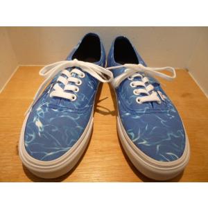 ☆SALE セール☆ 50%OFF!! VANS バンズ ヴァンズ AUTHENTIC オーセンティック スニーカー シューズ ローカット 水柄 水面 新品 ユニセックス