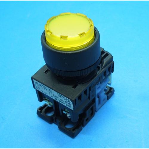 AR22E0L-10E3Y　24Φコマンドスイッチ・黄　富士電機　ランクS中古品