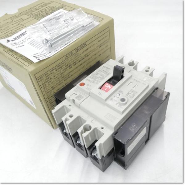 三菱電機 漏電遮断器 NV63-CV 3P 15A 30mA AL. AX-1LS SLT TBM-...