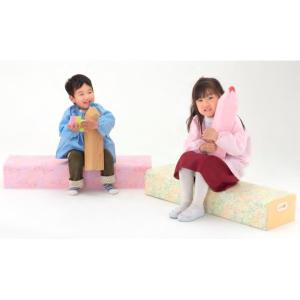 丸洗いOK！ソフトベンチ 1台  業務用 施設 園児 幼児 保育園