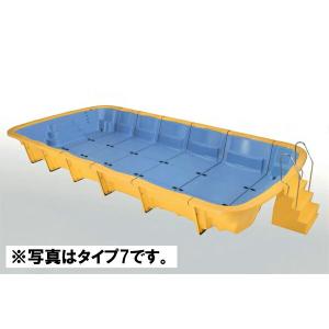 大型プール リップル型マリン　タイプ6　※個人宅不可※　保育園　幼稚園　業務用　施設 公園、公共、商業、水遊び、夏、遊具