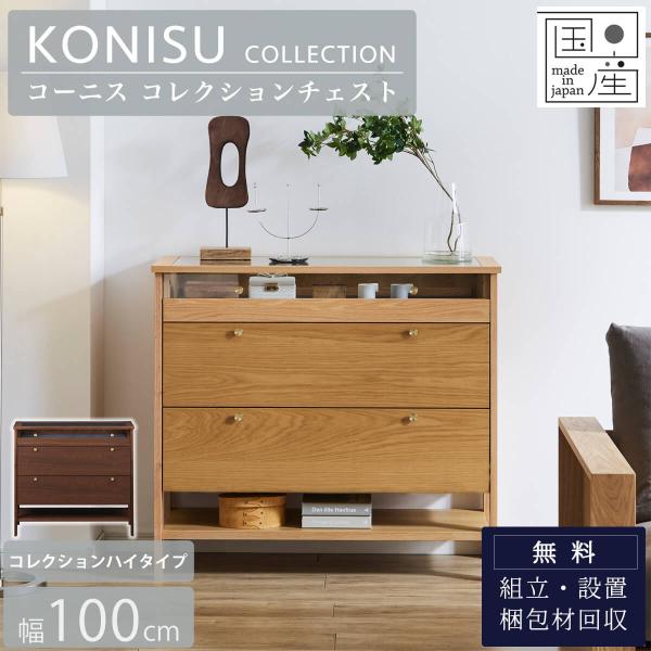 コレクションケース ハイタイプ 100cm コーニス 関家具