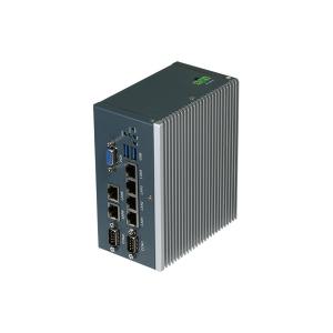 AAEON　産業用小型ファンレスPC　DINレール取付対応　LAN×6ポート　Celero N3350搭載　9-36VDC入力　ICS-6270A-A10｜famarket