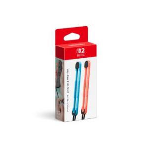 (Switch 2)Joy-Con 2 ストラップ ライトブルー/ライトレッド(新品)※外箱を畳んで...