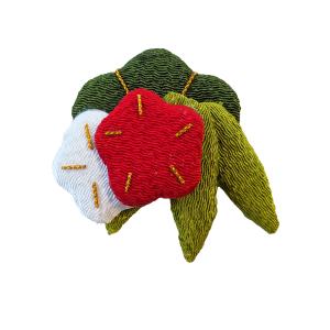 お正月飾り ちりめん細工 打ち出の小槌（1個）パーツ : てづくり 手芸