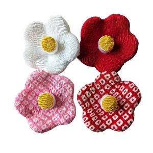 ちりめん細工 松竹梅（平面） 正月飾りとしても自由に使える可愛い小物