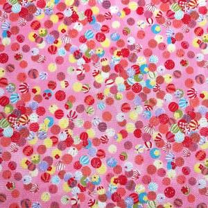 ちりめん 生地 友禅 大正ロマンの大柄な花柄 紫 YS04-02 10cm 髪飾りや