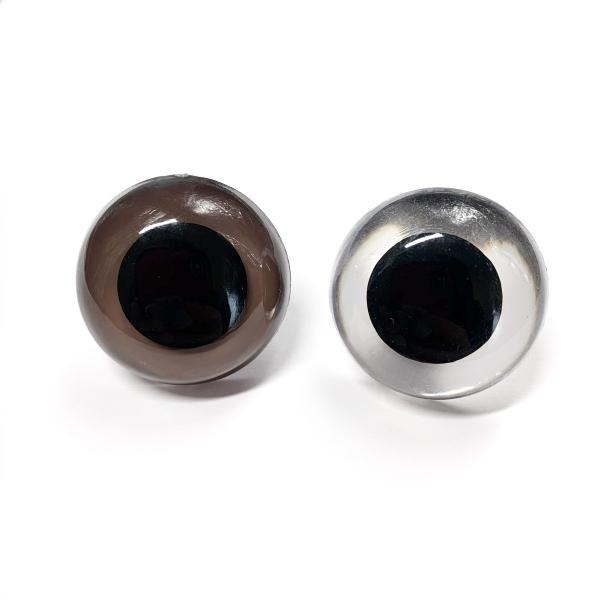 クリスタルアイ30ｍｍ(ストレート）(1個) さし目 眼 鼻 アニマルアイ