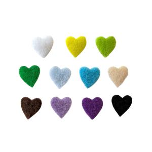 フェルト ミニハート８ｍｍ（５0個）ハード 手芸材料