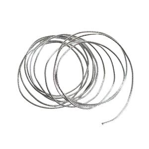 銀丸 細ゴム ＃28 太さ0.8ｍｍ（１ｍ） 和風ゴム 丸ゴム 銀ゴム