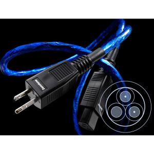 ゾノトーン ZONOTONE 6N2P-3.5 MEGANE 電源ケーブル Amazon | ZONOTONE ハイエンドめがねタイプ 2P電源ケーブル（1.5