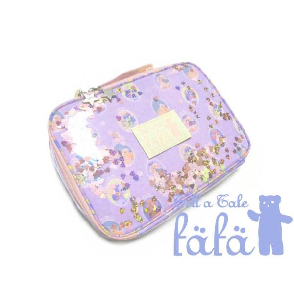 fafa オムツポーチ ダイパーポーチ スパンコール入り ELIN POODLE柄