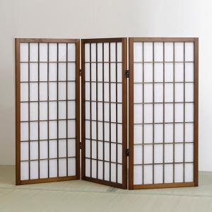 衝立 和風 和室 格子衝立 おしゃれ パーテーション 6連 パーティション