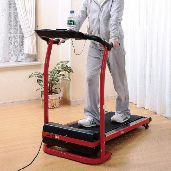 手すり付き電動ルームランナー TAN-213 室内 電動 ランニングマシン ルームランナー 傾き3段...
