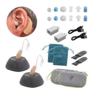 ファミラ 充電式耳かけ集音器 2個組